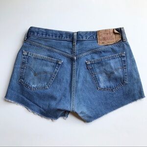 Vintage Levi’s distressed shorts